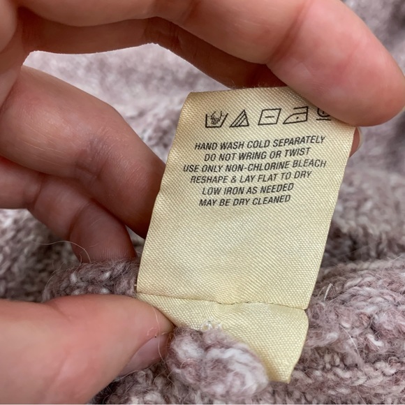 Anthropologie Sleeping on Snow Pink Off Shoulder sweater - Picture 10 of 10